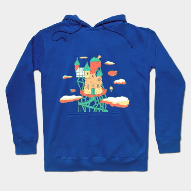 Castle in the sky Hoodie by Lynn S